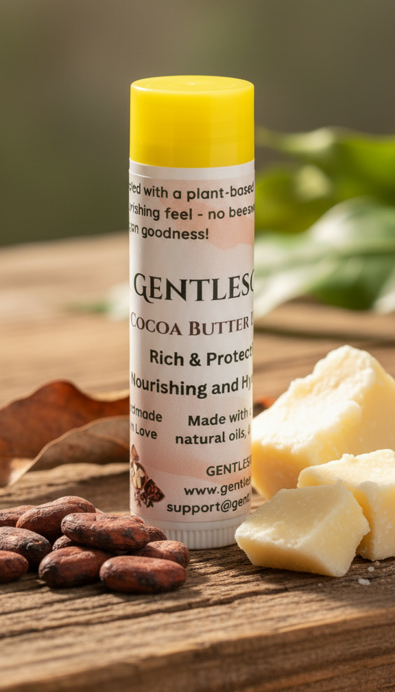 Gentlesoft™ Cocoa Butter Lip Balm – Natural Moisturizing & Nourishing Lip Care