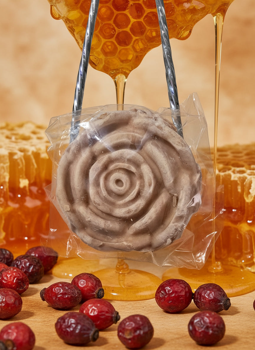 Gentlesoft™ Rosehip & Honey Face Bar – Gentle Botanical Cleanser