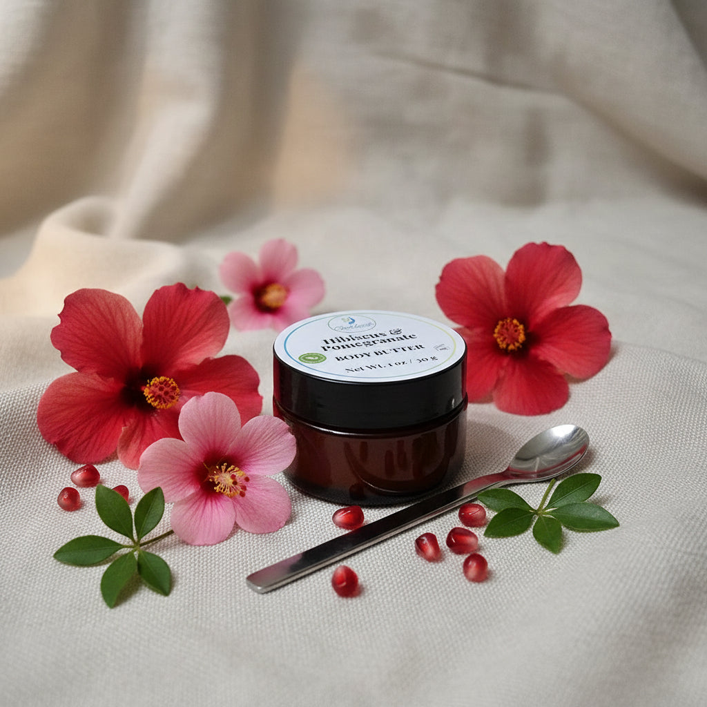 Gentlesoft™ Pomegranate & Hibiscus Body Butter – Ultra-Hydrating Moisturizer for Glowing Skin