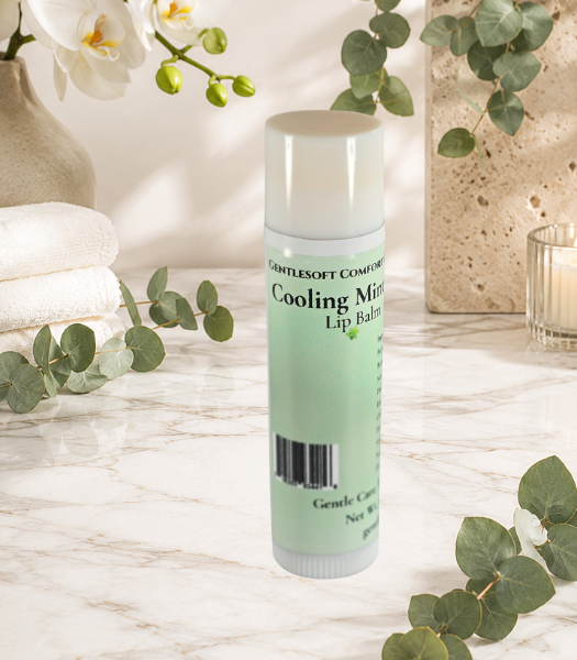 🌿 Gentlesoft™ Cooling Mint Kiss Lip Balm – Daily Moisture & Refreshment