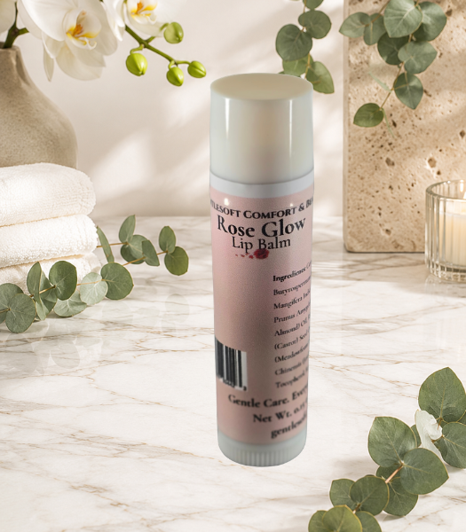 🌹Gentlesoft™ Rose Glow Lip Balm – Daily Moisture & Soft Shine